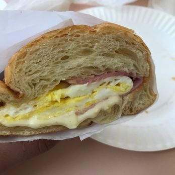 Henry's Donuts - Egg, ham, and cheese croissant. - Donuts Near Me - Lake Forest, California