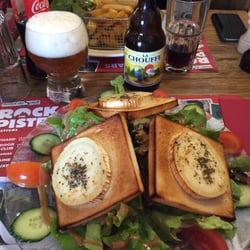 Le Fangle - Salade Reblochons .. met geitekaas .. maar wel lekker