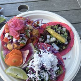 Taco de Camaron, Taco de Tinga , Taco de Alpastor