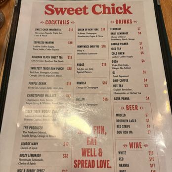 Sweet Chick - Southern Near Me - New York, New York Sweet Chick - Southern Near Me - New York, New York