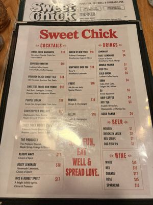 Menu photo 1 Sweet Chick New York, NY Menu photo 1 Sweet Chick New York, NY