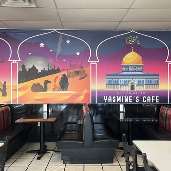 Yasmine's Cafe - Inside decor and seating - Mediterranean Near Me - Albuquerque, New Mexico