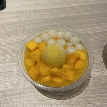 Hui Lau Shan - Mango chewy ball - Desserts Near Me - Carrollton, Texas