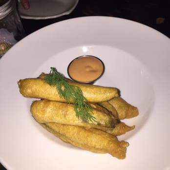 Jacob's Pickles - Fried pickles! - Comfort Food Near Me - New York, New York
