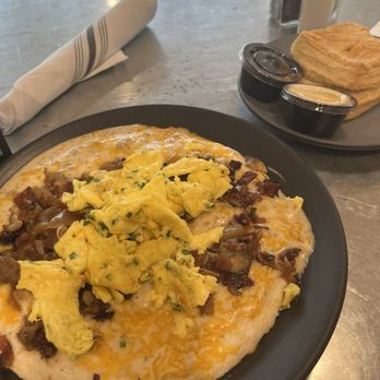 Roux Diner - Loaded grits - Breakfast & Brunch Near Me - Chicago, Illinois