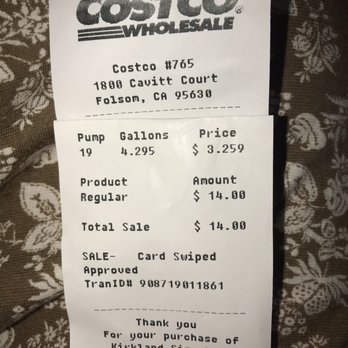 Costco Gasoline - 3/28/2019:  Waaaah~Regular gas price has been rapidly escalating-sad. - Gas Stations Near Me - Folsom, California