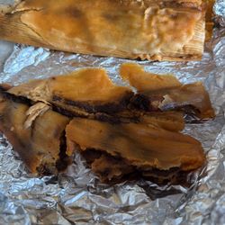 El Mixteco Restaurant - Red Tamales Pork overly salted no meat at all just sauce.