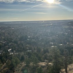 Panorama Point - Red roofs are CU campus