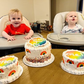 Sugarlips Cakery - Rainbow cakes for our rainbow twins - Bakeries Near Me - Mesa, Arizona