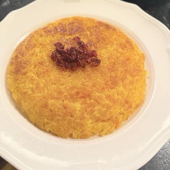 Dalida - Saffron tahdig (rice) - Mediterranean Near Me - San Francisco, California