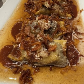 The Purple Pig - Ravioli with short rib and bone marrow ($32) - Tapas/Small Plates Near Me - Chicago, Illinois