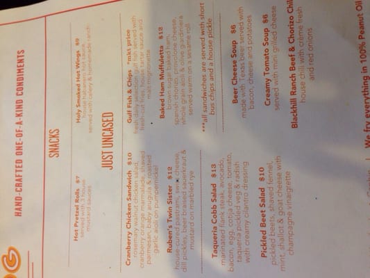 Menu photo 7 Good Dog Houston - Heights Houston, TX