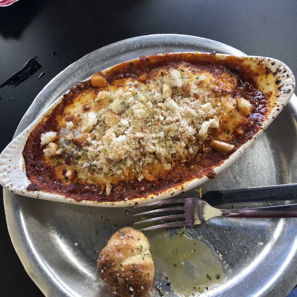 Pizza Bowl and Garlic Knot Pizza Bowl and Garlic Knot