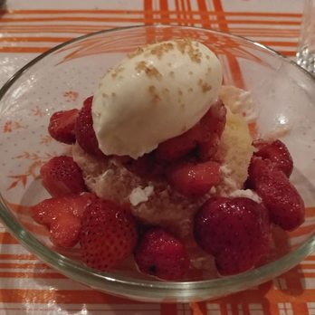 Kachka - Macerated strawberry with a light cake - Russian Near Me - Portland, Oregon Kachka - Macerated strawberry with a light cake - Russian Near Me - Portland, Oregon