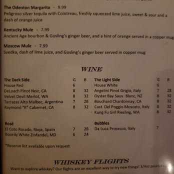 The Hideaway - Drink Specials menu - Sports Bars Near Me - Odenton, Maryland The Hideaway - Drink Specials menu - Sports Bars Near Me - Odenton, Maryland