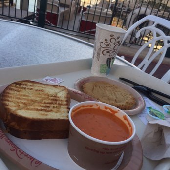 Gasparilla Island Grill - Grilled cheese with tomato bisque. A great assortment of cookies too! - American Near Me - Lake Buena Vista, Florida Gasparilla Island Grill - Grilled cheese with tomato bisque. A great assortment of cookies too! - American Near Me - Lake Buena Vista, Florida