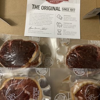 Omaha Steaks - Bacon 4 (5 oz.) Bacon-Wrapped Filet Mignons - Meat Shops Near Me - Omaha, Nebraska