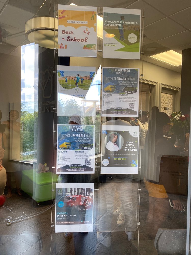 THE ASSESSMENT CLINIC Updated August 2024 1150 Douglas Ave