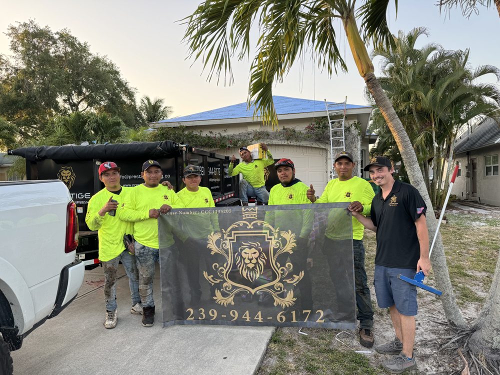 Slide of Prestige Roofing Company