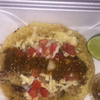 Taco Morro Loco - Carnitas taco with salsa on top - Food Trucks Near Me - Birmingham, Alabama Taco Morro Loco - Carnitas taco with salsa on top - Food Trucks Near Me - Birmingham, Alabama