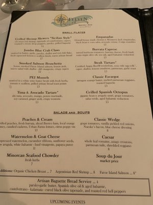 Menu photo 5 Eleven South Jacksonville Beach, FL