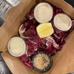Radicchio Cesar salad