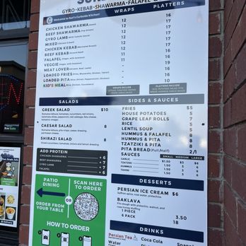 Suri's Mediterranean - 9/3/24 Menu - Mediterranean Near Me - Reno, Nevada