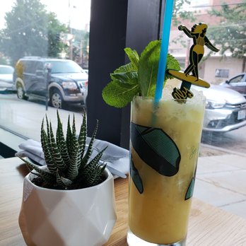 Yellowbelly - Yellowbelly cocktail: Puerto Rican & Jamaican rum, coconut, turmeric, ginger falernum, pineapple & lime juice - New American Near Me - St. Louis, Missouri Yellowbelly - Yellowbelly cocktail: Puerto Rican & Jamaican rum, coconut, turmeric, ginger falernum, pineapple & lime juice - New American Near Me - St. Louis, Missouri