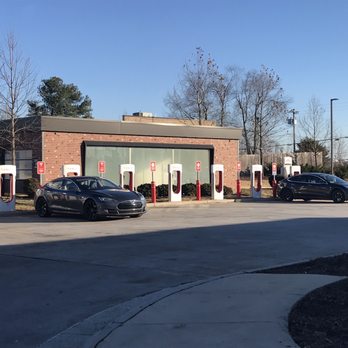 Tesla Supercharger - Eight (8) total 250kW SC Stalls and one (1) stall is designated for vehicles that are towing trailers - EV Charging Stations Near Me - Colfax, North Carolina Tesla Supercharger - Eight (8) total 250kW SC Stalls and one (1) stall is designated for vehicles that are towing trailers - EV Charging Stations Near Me - Colfax, North Carolina