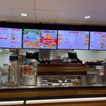 Arbys - a restaurant counter with multiple menus - Fast Food Near Me - Moore Haven, Florida Arbys - a restaurant counter with multiple menus - Fast Food Near Me - Moore Haven, Florida