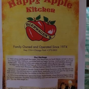 Happy Apple Kitchen - Lunch Menu - Diners Near Me - Grass Valley, California