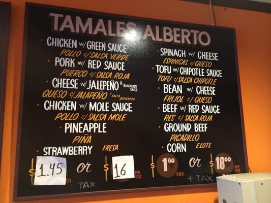 Menu photo 7 Tamales Alberto Los Angeles, CA