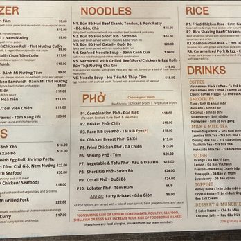 Pho & Beyond - Menu - Vietnamese Near Me - Las Vegas, Nevada Pho & Beyond - Menu - Vietnamese Near Me - Las Vegas, Nevada