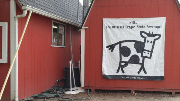 Oregon Dairy Women -Red Barn by null