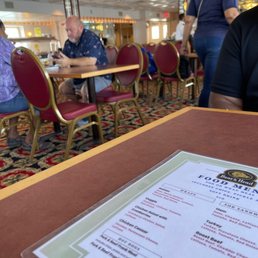 In the dining area. In the dining area.