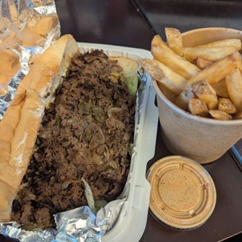 2 AM Project - Cheesesteak with fries and a side of 2 am. sauce - Cajun/Creole Near Me - Towson, Maryland 2 AM Project - Cheesesteak with fries and a side of 2 am. sauce - Cajun/Creole Near Me - Towson, Maryland
