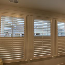 Blue House Blinds, Shutters & Rugs - Bedroom window shutters