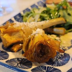Amalfi Cucina Italiana - Carciofo Alla Romana (artichokes). So good!