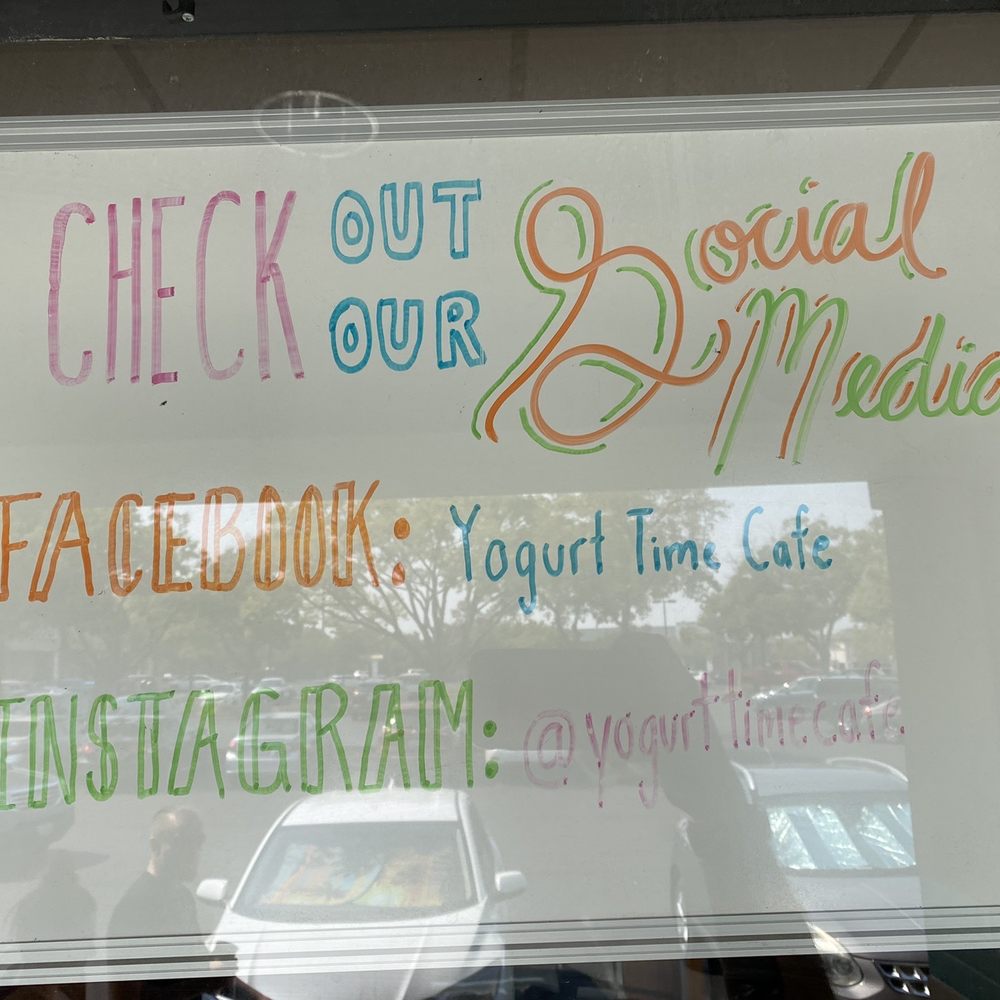 Yogurt Time Cafe - Social media - Ice Cream & Frozen Yogurt Near Me - Antelope, California Yogurt Time Cafe - Social media - Ice Cream & Frozen Yogurt Near Me - Antelope, California