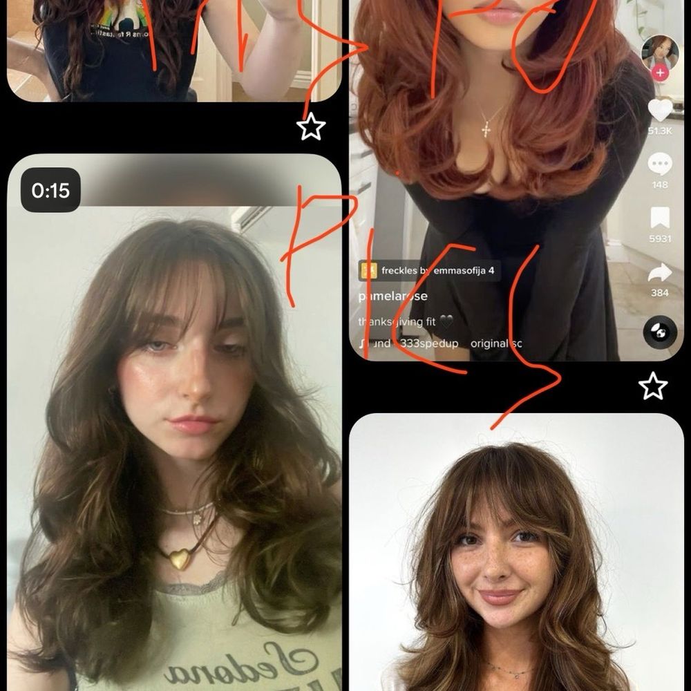 Hazel Salon & Organics - these are the inspiration pics i showed the stylist - Hair Salons Near Me - Seattle, Washington Hazel Salon & Organics - these are the inspiration pics i showed the stylist - Hair Salons Near Me - Seattle, Washington