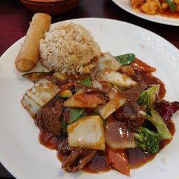 Hunan beef lunch special