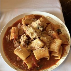 Spadaro Roman Kitchen - The Bolognese with I believe three different meats is just amazing. And the eggplant with the cream pistachio sauce is amazing.