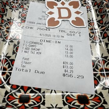 Domingo - Check please - Cocktail Bars Near Me - San Antonio, Texas