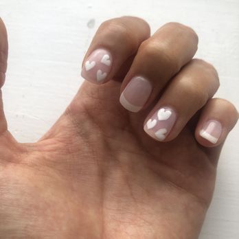 Queen A Nail Spa - Powder French manicure - Nail Salons Near Me - Astoria, New York