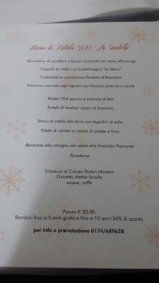 Menu photo 3 Nuova Gandolfi Vasco, CN