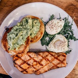 Salmon Avocado Toast Brunch