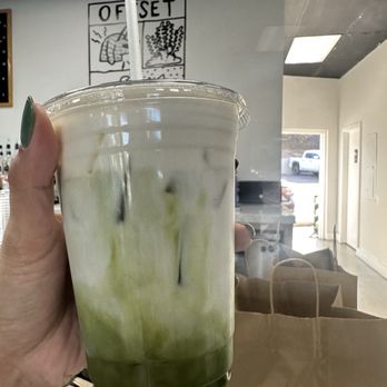 Offset Coffee Roasters - Ceremonial Strawberry Matcha Einspanner - Coffee & Tea Near Me - El Segundo, California