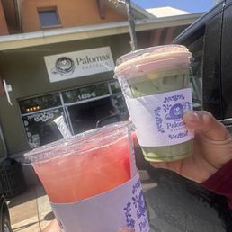 Strawberry matcha and agua fresca Strawberry matcha and agua fresca