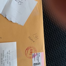 Insufficient postage sold to me at this UPS Store.