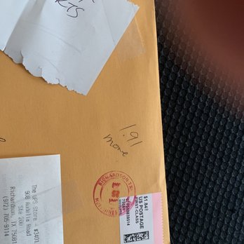 The UPS Store - Insufficient postage sold to me at this UPS Store. - Printing Services Near Me - Richardson, Texas